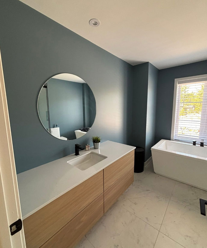 Peinture de salle de bain