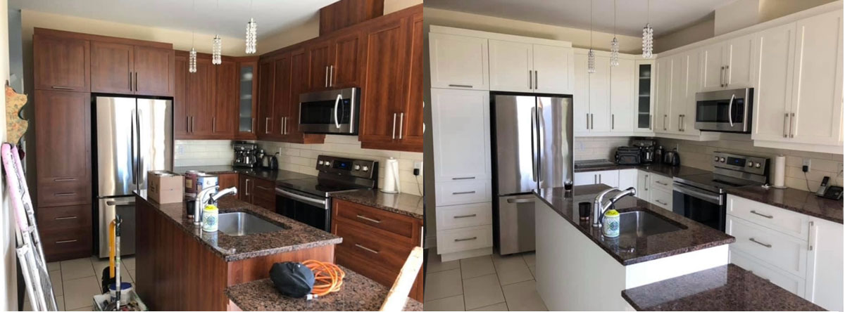 Peinture armoire de cuisine