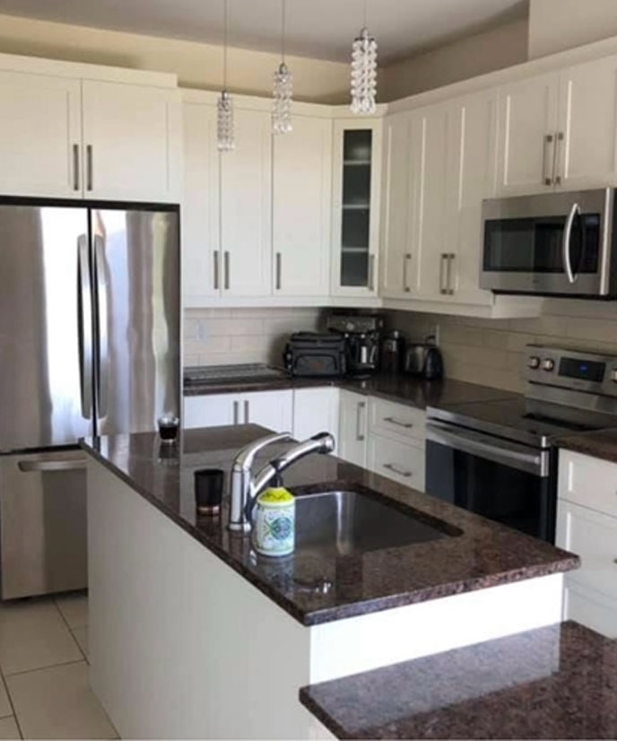 Peinture – armoire de cuisine